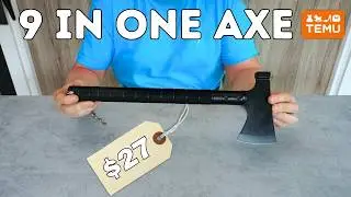 I bought a 9 in 1 axe and sharpening tools on Temu