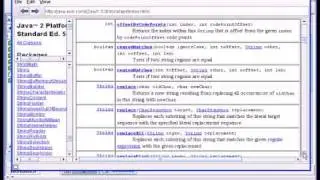 Java Programming using the String Class & Java API