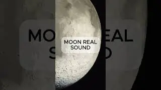 THE REAL SOUND OF THE MOON 🌙🔊 | NASA Space Audio #shorts