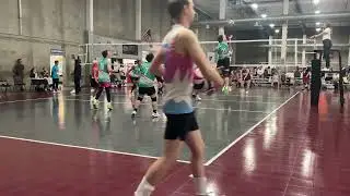 Volleyball NAGVA Tourney Pool Play: Five, What? vs STX XOXO Set 1 (Uncut)