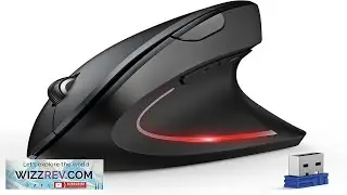 Беспроводная эргономичная мышь TECKNET с Bluetooth, вертикальная, разрешение 4800 DPI, оптическое...