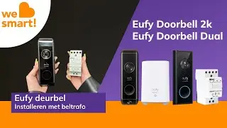 Eufy deurbel bedraad installeren met 8-24V beltrafo