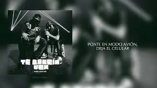 &ldquo;TE QUER&Iacute;A VER&rdquo; (lyrics) NETON VEGA X ALEMAN