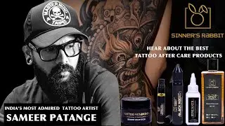 Tattoo Artist Sameer Patange | Sinner&rsquo;s Rabbit Tattoo After care products #aftercare #tattooartist