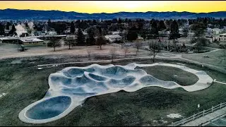 Hamilton, Montana Skatepark test runs 2018 with Ben Hlavacek