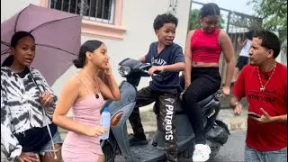 LA CHICA QUIEREN UNA VUELTA EN LA PASOLA DE HAMILTON Y LA NOVIA SE QUILLA PARTE 2