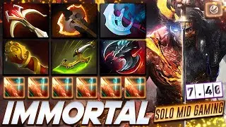 [7.40] Juggernaut Solo Gaming Samurai - Dota 2 Pro Gameplay [Watch & Learn]
