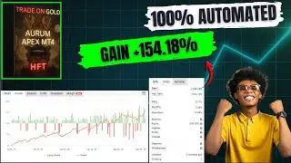Aurum Apex EA MT4 | Gold HFT Scalping Robot | XAUUSD M1 | Auto Risk Control