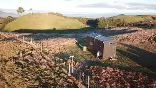 3x9m BIG Tiny House Fly By