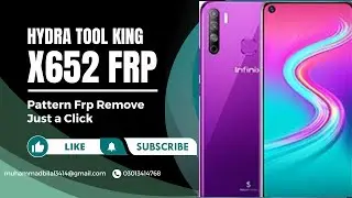 X652 Infinix S5 Pattern And Frp Direct Remove By Hydra Tool.