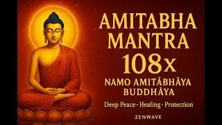 Namo Amitābhāya Buddhāya – Amitabha Buddha Mantra 108× | Deep Peace, Healing & Protection