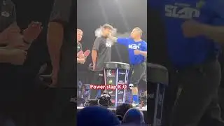 ℹ️ Power Slap K.O 😬💀 #shorts #rek #slapfighting #sports #100000000subs