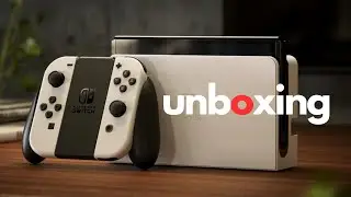 ASMR Unboxing White Nintendo Switch OLED