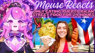 Mouse Reacts to Only Eating Puerto Rican Street Food For 24 Hours (KarissaEats)