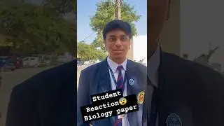 Biology Paper Reaction l Biology Paper Review #class12 #boards #boards2024 #cbse #students