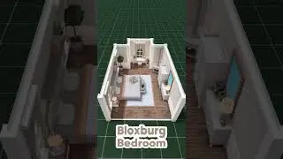 BLOXBURG LARGE BEDROOM🌱 #bloxburg #roblox #speedbuild