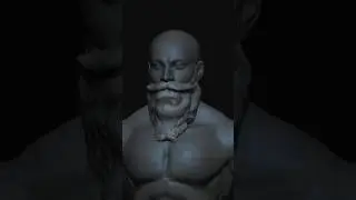 3D sculpture in ZBrush come to life! 🎨 #DigitalSculpture #CreativeArt #ZBrushArt #Shorts #ytshorts