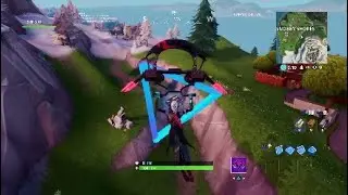 Fortnite Fortbyte #89 Location Accessible by Flying Scarlet Strike Glider through rings east