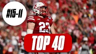 HuskerOnline counts down Top 40 Nebraska Football players on current Huskers' roster I #15-11 I GBR