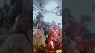 Wedding Bus Masti!🚌✨ 🧿Hum Saath Saath Hain ❤️Travel Vibes & Full Masti!Our Wedding Journey 💍Besties🎶