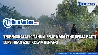 Terbengkalai 20 Tahun, Pemda Malteng Kerja Bakti Bersihkan Aset Kolam Renang