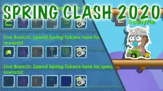 Collecting SPRING tokens and SPRING CLASH rewards | Growtopia