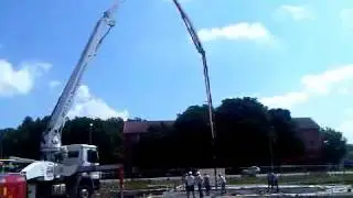 Waitzinger Autobetonpumpe in Action