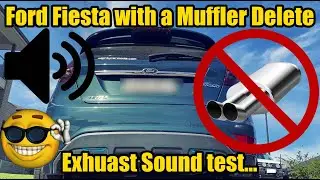 Muffler Delete on a Ford Fiesta Zetec 2009! (Actually sounds decent.)