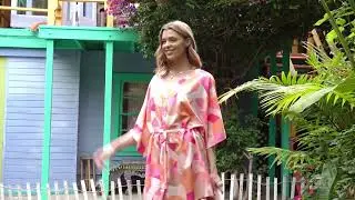 Dropship Clothing For Spring and Summer | Pink Abstract Print Short Dress#dropshipclothing#dropship