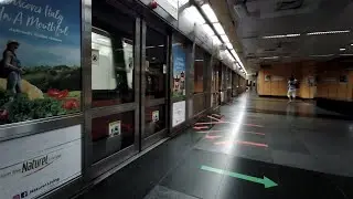 Singapore MRT ride from Newton to Novena train station