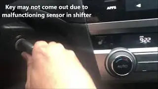EASY | Subaru key stuck in ignition | How to remove