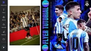 como criar um Flyer Esportivo de Futebol no Canva (Passo a Passo do zero!)