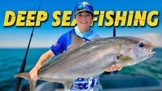 Deep Sea Fishing for Giant Amberjack, Red Snapper, and Triggerfish!
