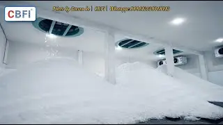 Установка CBFI 3 мощностью 30 тонн для производства чешуйчатого льда на заводе заказчика
