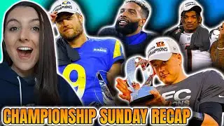 AFC + NFC Championship Reaction and Recap! NFL Championship Sunday Recap! NFL Playoffs (2022)
