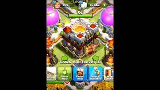 town hall 11 upgrade countdown | clash of clans #shorts
