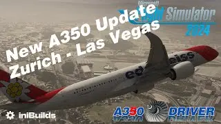 Airbus A350-900 | New Update | Zurich - Las Vegas | FlyTampa LAS v3 | Real A330 Pilot