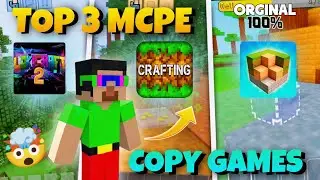 Top 3 Best Copy Games Of Minecraft PE in Free ! ✨✨ | 3 mcpe copy games | minecraft copy