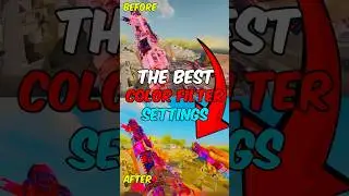 I Found The Best Color Settings In Warzone 😍 #warzone #shorts