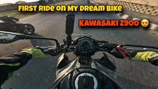 First Ride on My Dream Bike | Kawasaki Z900 😍🔥