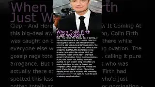 When Silence Spoke ＂Colin Firth＂   N69BVS2Ew 10 score95 unknown toronto on actor colin firth arri