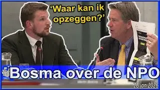 Martin Bosma fileert de NPO & Bestuur: 'Waar kan ik mijn abonnement opzeggen?' - Tweede Kamer