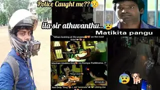 Bike Taxi ஓட்டும் Youtuber ￼ Night Ride 🌌 II Dogs Attrocities On Road 🐶 II The  police caught me 😰