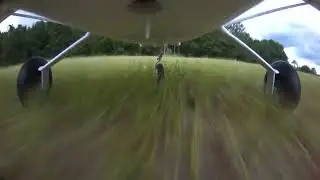 Testing Dubro Wheels, 1500mm FMS Cessna 182