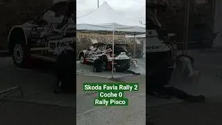 Eduardo Castro de CYT a bordo del Rally 2 Skoda Favia Evo como coche 0 #rally