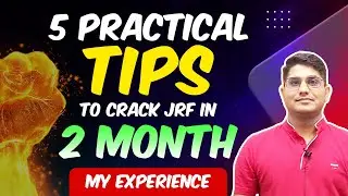 How to Crack JRF in 2 Months with 5 Practical Tips || UGC NET My Experience 🎯 Shiv Sir Vision JRF