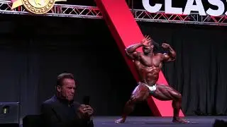 William Bonac Posing @ Arnold Europe Pro 2017