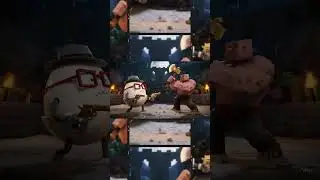 Chicken Gun vs Piglin Minecraft #roblox #minecraft #chickengun