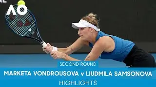 Marketa Vondrousova v Liudmila Samsonova Highlights (2R) | Australian Open 2022