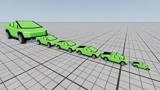 How To Download Big And Small Resizable Tesla Green Cyber Truck